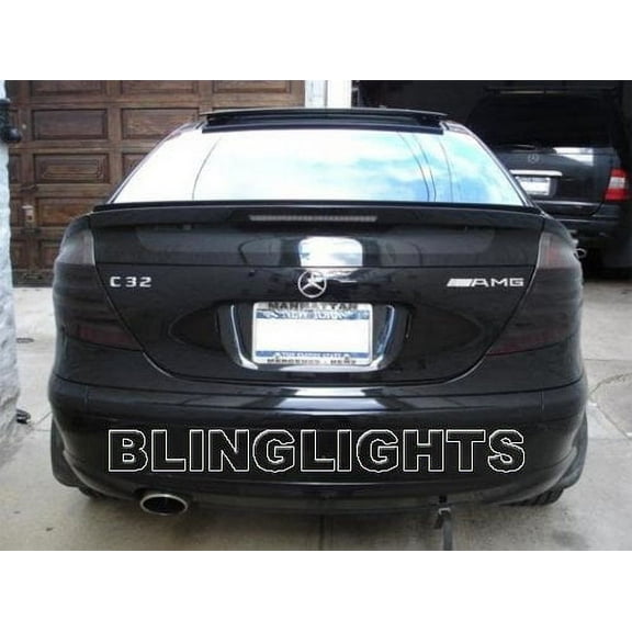 For Mercedes C230K Kompressor Sports Coupe Smoked Taillamps Taillights Tint Film Overlays w203 C230 K