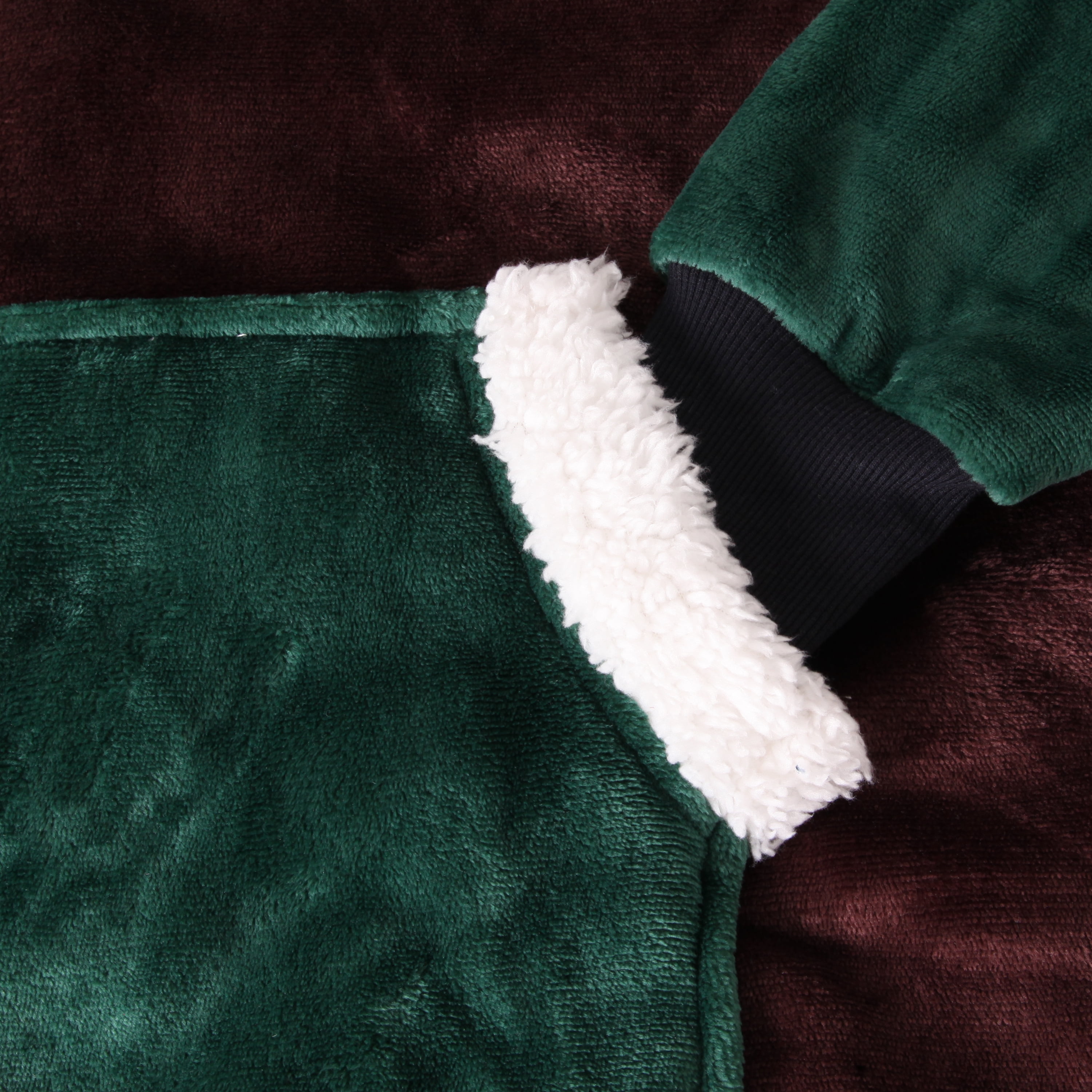Oversized Wearable Blanket Hoodie, Sherpa Blanket Throws Hoodie Sweatshirt for Women Men