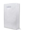 thumbnail image 1 of Paquete de 100 bolsas de mercancía blancas con troquelado. Afortunado Sencillez, 1 of 5