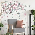thumbnail image 3 of YOHAVEN Birds and Flowers Wall Stickers, Nature Decorative Decals for Living Room Bedroom Entrance Wall Mural, Peel and Stick Removable Home Office Furniture Decor, 3 of 9