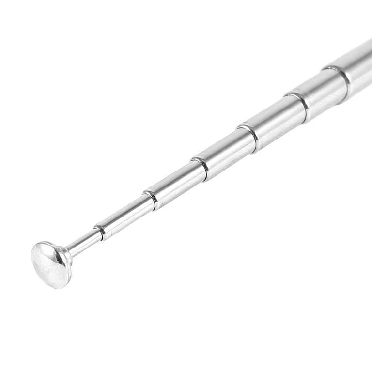 Antenna Tv Antenna Telescopica FM/AM/TV - 61cm, 4 Sezioni, Orientabile 360°, Per Radio E Dispositivi Ricetrasmittenti Antenna Radio