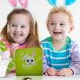 thumbnail image 4 of Happy Easter Cute Bunny Green Wooden Hanging Sign, 5.9"x5.9" Classic Styles Pendants,, 4 of 7