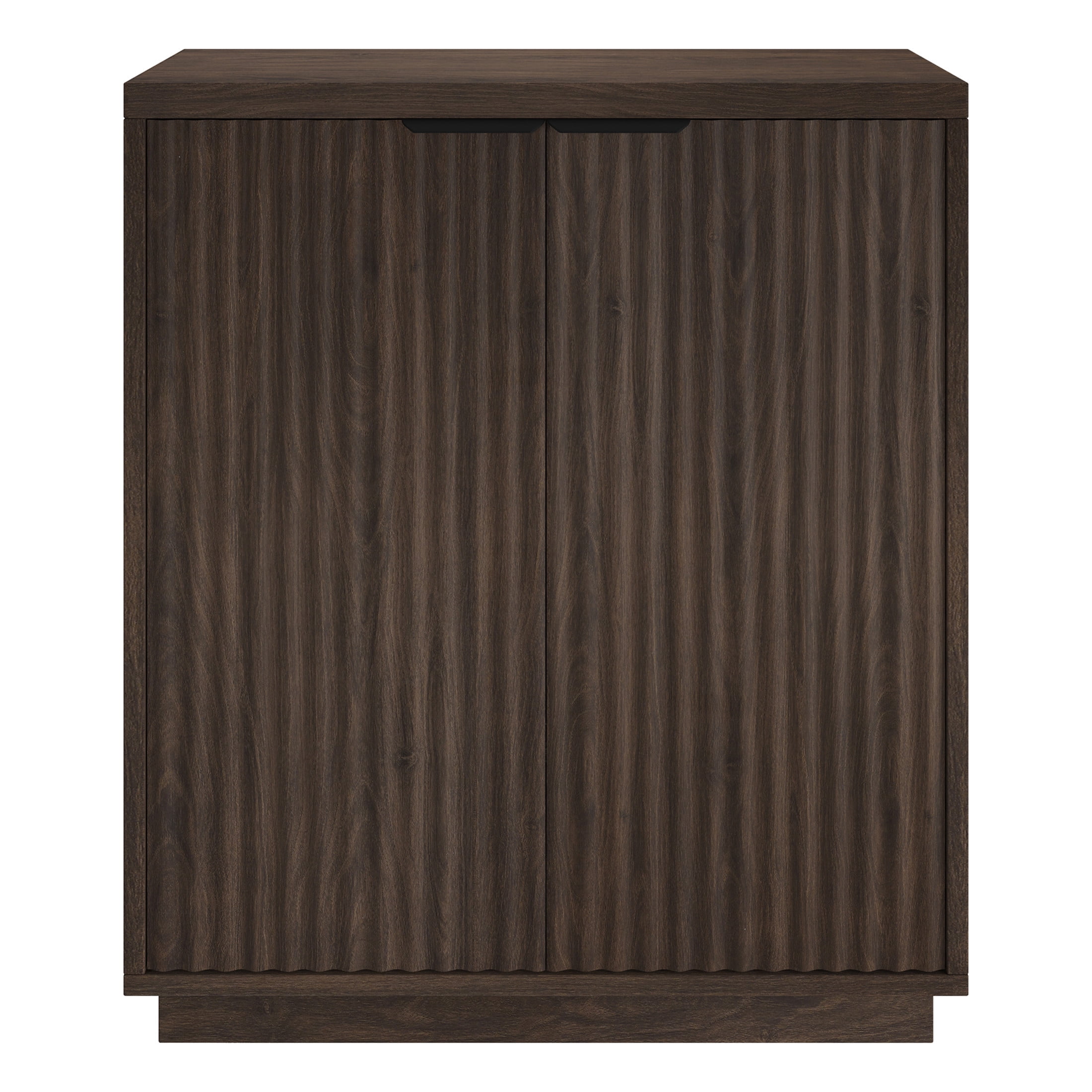 Evelyn&Zoe Modern/Contemporary 28" Wide Alder Brown Accent Cabinet