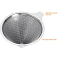 thumbnail image 4 of Uxcell Pour Over Coffee Dripper 600 Mesh 124mm Diameter Coffee Cone Filter Maker Stainless Steel for 3-4 cup, 4 of 6