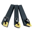 thumbnail image 1 of 3Pcs 5/8\" Cnc Lathe Excircle Indexable Carbide Turning Tool Holder Bit Set, 1 of 8