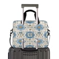 thumbnail image 2 of 16" Laptop Briefcase for Work Travel Laptop Shoulder Bag Carrying Handbag Laptop Case Elegant and Timeless Blue Flower, 2 of 8