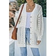 thumbnail image 6 of Button Front Fall Crochet Cover Up Swimsuit Bikini, 6 of 25