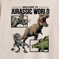 thumbnail image 3 of Jurassic Park - Welcome To Jurassic World Dino - Women's Oversized Graphic T-Shirt, 3 of 5