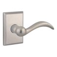 thumbnail image 1 of Half Dummy Left Hand Arch Lever & Rustic Square Rose, White Bronze, 1 of 1
