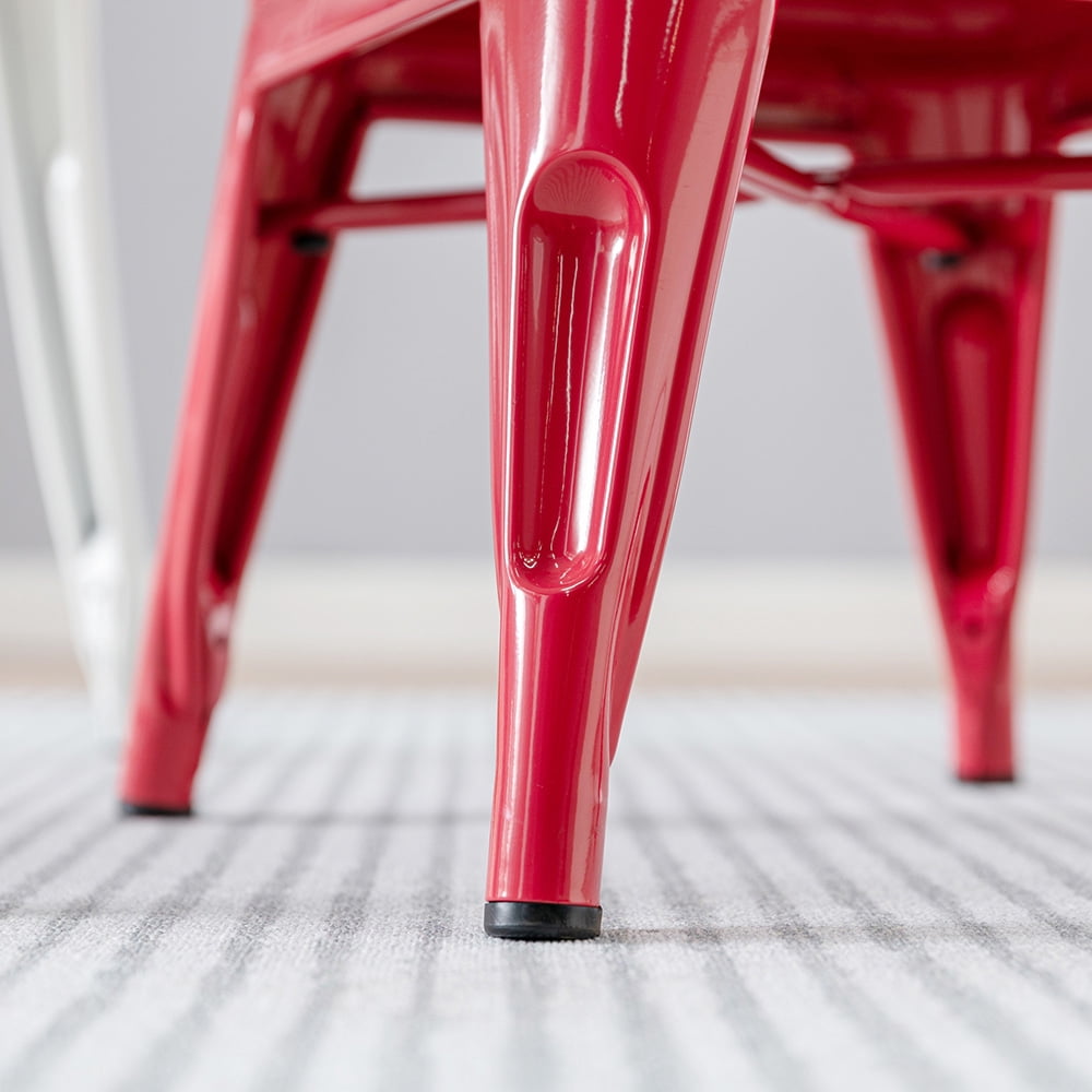 Harper & Hudson Kids Metal Stool - 2 pack Red