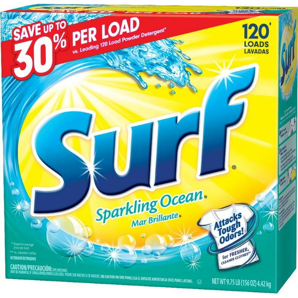 Surf Laundry Detergent, Sparkling Ocean, 120 Loads