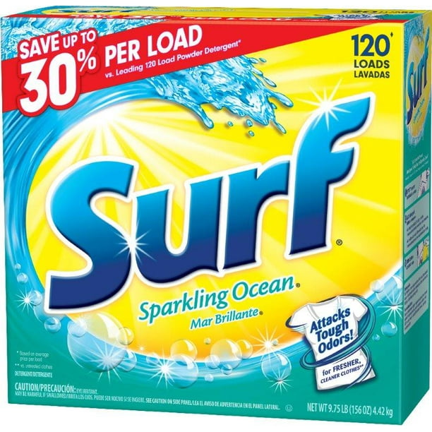 Surf Laundry Detergent, Sparkling Ocean, 120 Loads