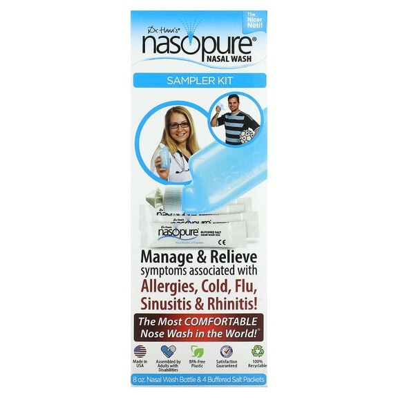 Nasopure Dr. Hana's Nasal Wash, Sampler Kit, 6 Piece Kit