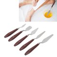 thumbnail image 1 of Wax Spatulas, Smooth Reusable 5 Pcs Practical Cake Cream Spatula Multifunction High Strength  for Decorating for Baking, 1 of 7