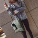 thumbnail image 1 of Bolsos de mano grandes simples para mujer, bolsos de hombro de PU con estampado de pescado (verde)-187320.02 Likrtyny Para estrenar, 1 of 8