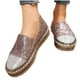 thumbnail image 5 of Amzcrzy Zapatos de mujer,Zapatos de mujer,Zapatillas de mujer, Zapatos de suela plana con diamantes de imitación para mujer, zapatos casuales de un solo pie. Sandalias Mujer Zapatillas De Casa, 5 of 9