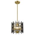 thumbnail image 2 of 3-Light Mini Pendant in Satin Brass Finish, 2 of 3