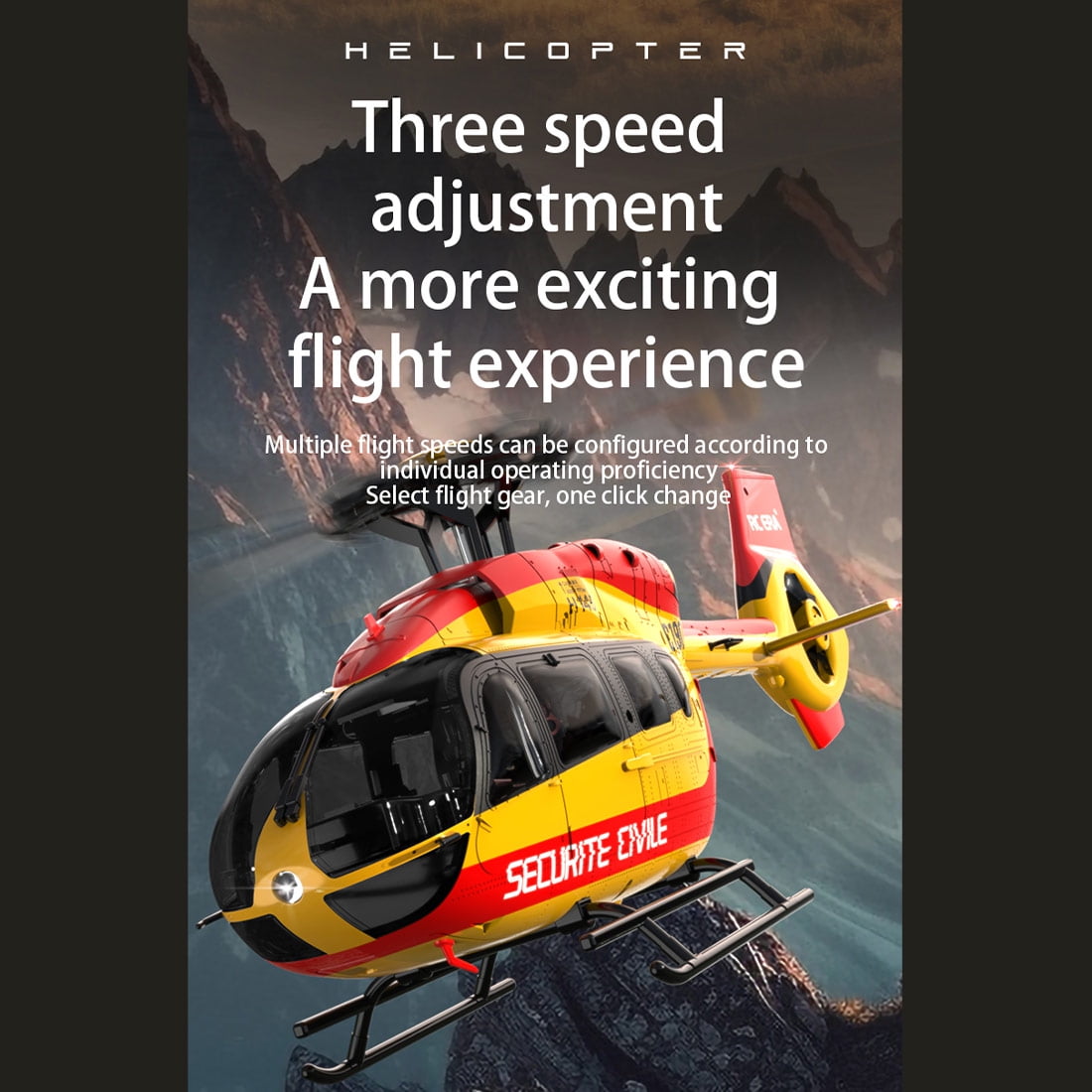 RC ERA C190 H145 1:30 RC Helicopter 2.4G 6CH Single-Rotor 6-Axis Gyro Dual Brushless Motors Flybarless RTF Aircraft Toy with Altitude Hold Optical Flow for Adults & Beginners