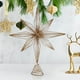 thumbnail image 4 of Christmas Star Tree Topper 12 In Glittered 3DStar Tree Topper Metal Hollow Out Designed For Indoor Office Christmas Year Holiday Tree Decoration, 4 of 7