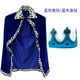 thumbnail image 2 of Disfraz de niños Colco Príncipe Medieval Accesorio King Mantle Azul, 2 of 8