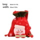thumbnail image 2 of Toystoory Bolsas con cordón de Navidad Candy 3D Doll Navidad Papá Noel Muñeco de nieve Elk Bear Bolso Copo de nieve Imprimir Goodie Bag para Kits de decoración para fiestas Muñeco de nieve, 2 of 6