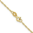 thumbnail image 4 of Diamond2Deal 14K Jaune Gold 1.5 mm Mariner Chain Collier pour Femmes 18 Pouces, 4 of 6