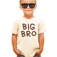 thumbnail image 3 of Big Bro Shirt for Boys Handwritten Older Brother Graphic T-Shirt Natural Shirt Youth Large, 3 of 5