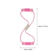 thumbnail image 2 of Pink Flat Latex Elastic Resistance Band for Resistance Training Pilates and Physical Therapy 1 Set, 2 of 9