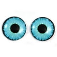 thumbnail image 5 of Bright Neon Blue Enchanted Glass Eyes, 5 of 7