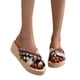 thumbnail image 4 of Zapatillas con punta abierta para mujer, sandalias cómodas, informales, cómodas, para la playa Wmkox8yii ytu5452, 4 of 5