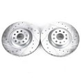 thumbnail image 2 of Power Stop Front Pair of Drilled and Slotted Brake Rotors EBR1497XPR Fits 2019 Volkswagen Jetta, 2 of 4