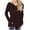 Brown, variant on ibuvkizy Long Sleeve Shirts for Women,Tops for Women Trendy,Oversized Tshirts Shirts for Women Solid Workout Sweatshirts Casual Basic Long Sleeve Shirt Classic V-Neck Tops Green,S
