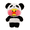 Panda, variant on VickyPoP Kawaii Duck Plush Soft Little Yellow Duckling Stuffed Animal Toy for Children