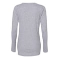 thumbnail image 3 of LAT - Women's Fine Jersey Lace-Up Long Sleeve T-Shirt - 3538, 3 of 5