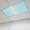 BLue, variant on Sage Green Beige Striped Magnetic Fluorescent Light Covers for Ceiling Lights 2x4Ft, Modern Farmhouse Retro Lines Office Classroom Kitchen Drop Ceiling Light Covers Lighting Filters Shade Panel 1Pack