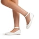 thumbnail image 5 of Zapatos DREAM PAIRS REVONA Flats de Ballet con Correa al Tobillo Blanco, 5 of 6