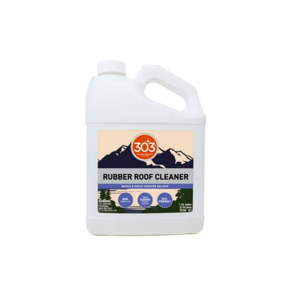 303 Rubber Roof Cleaner - Safely Removes Build Up On The Rubber Roofs of RVs, Campers, Pop-Ups, and Motorhomes, Eco-Friendly, Will Not Harm Solar Panels, 1 Gallon (30239)