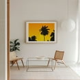 thumbnail image 5 of Sunset with Palm Trees - Digital Art Silhouette Sunset Palm Tree Tropical Beach Minimalist Summer Unframed Wall Art Print 20 x 30 inches, 5 of 12