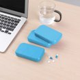 thumbnail image 4 of WRKEKC Clearance Portable 6-Compartment Sealed VC Storage Box - Mini Travel Pill Organizer, Double-Layer Leakproof Design for Supplements & Medication (White/Blue/Green/Yellow/Hot Pink), 4 of 8