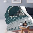 thumbnail image 3 of City Classic Football Blanket Football Decor Throw Blanket Football Fans Gifts Super Warm Soft Cozy Plush Lightweight Flannel Fleece Travel Bedding Blanket for Couch Kids Adults Women Man 50"X40", 3 of 6
