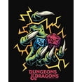 thumbnail image 2 of Junior's Dungeons & Dragons Monster Claw Dice Roll  Racerback Tank Top Black X Small, 2 of 5