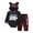 Black, variant on Outfits for Boys Winter Baby Boy Girl Clothes Ribbed Knitted Cotton Long Sleeve Romper Long Pants Solid Color Fall Winter Outfits 0 3 6 9 12 18 24 Months (Black,0-3 Months)