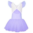 thumbnail image 2 of BAOHULU Princess Tulle Dress Ballet Leotard for Girls Ruffle Sleeve Dance Outfit, 2 of 6