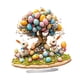 thumbnail image 4 of Adorno de de Pascua, adorno de mesa, huevos coloridos, manualidades decorativas DIY, decoración acrílica plana 2D para fiesta de oficina y, 4 of 8