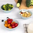 thumbnail image 5 of 5 Piece Porcelain Bowl Set, 5 inch 9 Ounce Cereal Bowl Ceramic Bowl Set for Salad, Dessert, Soup, 5 of 6