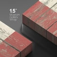 thumbnail image 4 of wall26 Canvas Print Wall Art Canadian Flag on Vintage Retro Wood Panels Pop Culture Cultural Digital Art Modern Art Traditional Colorful for Living Room, Bedroom, Office - 16"x24", 4 of 5