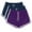 Purple, variant on Running Shorts For Women Sevevn 3PC Women Casual Summer Sports Shorts Workout Yoga Shorts Active Shorts Athletic Shorts For Women