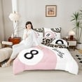 thumbnail image 4 of Castle Fairy 3-Piece Full Leopard Billiards Bedding Comforter Set, 4 of 8