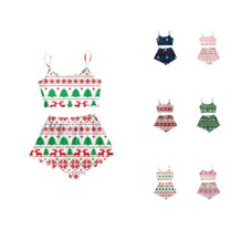 Womens Loungewear Sets â Soft 2 Piece Pajamas for Brunch Days Women's Classic Christmas Print Sleeveless Top & Shorts Pajama Set 2 Piece Wear