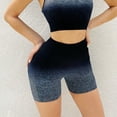 thumbnail image 4 of Pantalones cortos de yoga para mujer, levantamiento de glúteos, ropa transpirable elástica para niñas, ropa interior de cintura alta, pantalones corto Gris Grande Macarena pantalones cortos de yoga, 4 of 8